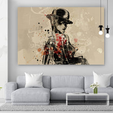 Lade das Bild in den Galerie-Viewer, Poster Abstrakte Frau im Kabarettstil Querformat
