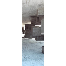 Lade das Bild in den Galerie-Viewer, Poster Abstrakte geometrische Beton Würfel Panorama Hoch