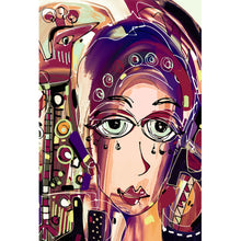 Lade das Bild in den Galerie-Viewer, Poster Abstrakte Gesichter Hochformat
