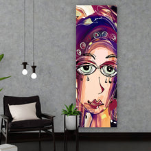 Lade das Bild in den Galerie-Viewer, Poster Abstrakte Gesichter Panorama Hoch