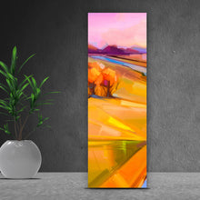 Lade das Bild in den Galerie-Viewer, Poster Abstrakte Landschaft mit Fluss Panorama Hoch