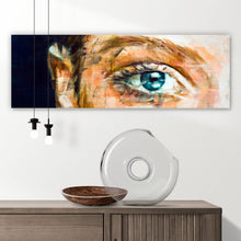 Lade das Bild in den Galerie-Viewer, Poster Abstrakte Malerei einer jungen Frau Panorama