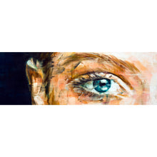 Lade das Bild in den Galerie-Viewer, Poster Abstrakte Malerei einer jungen Frau Panorama