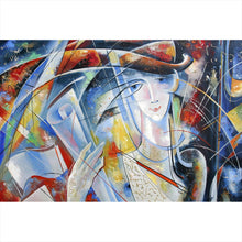 Lade das Bild in den Galerie-Viewer, Acrylglasbild Abstrakte Person Querformat
