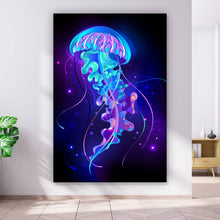 Lade das Bild in den Galerie-Viewer, Poster Abstrakte Qualle Hochformat