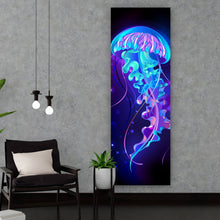 Lade das Bild in den Galerie-Viewer, Poster Abstrakte Qualle Panorama Hoch