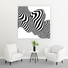 Lade das Bild in den Galerie-Viewer, Poster Abstrakte Streifen Quadrat