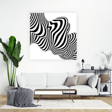 Lade das Bild in den Galerie-Viewer, Poster Abstrakte Streifen Quadrat