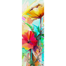 Lade das Bild in den Galerie-Viewer, Spannrahmenbild Abstrakter Blumenstrauß Panorama Hoch
