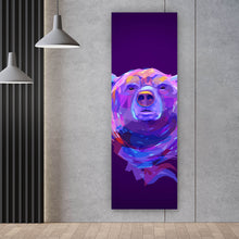 Lade das Bild in den Galerie-Viewer, Poster Abstrakter Bärenkopf Panorama Hoch