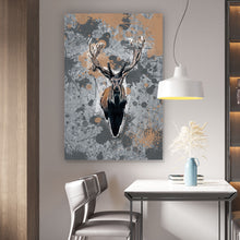 Lade das Bild in den Galerie-Viewer, Acrylglasbild Abstrakter Hirsch Hochformat