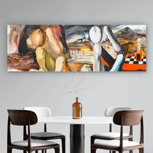 Lade das Bild in den Galerie-Viewer, Poster Abstraktes Fantasie Gemälde Panorama