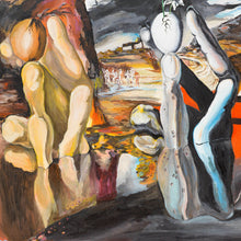 Lade das Bild in den Galerie-Viewer, Poster Abstraktes Fantasie Gemälde Quadrat