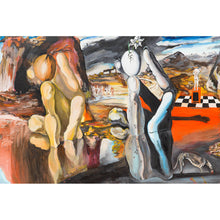 Lade das Bild in den Galerie-Viewer, Poster Abstraktes Fantasie Gemälde Querformat