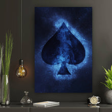 Lade das Bild in den Galerie-Viewer, Acrylglasbild Abstraktes Kartensymbol No.1 Hochformat
