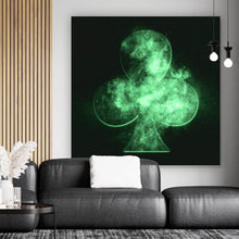 Lade das Bild in den Galerie-Viewer, Spannrahmenbild Abstraktes Kartensymbol Quadrat