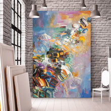 Lade das Bild in den Galerie-Viewer, Poster Abstraktes Kunstwerk Hochformat