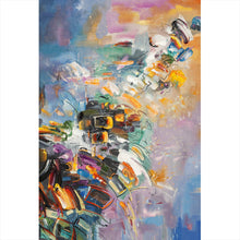 Lade das Bild in den Galerie-Viewer, Spannrahmenbild Abstraktes Kunstwerk Hochformat