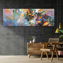 Lade das Bild in den Galerie-Viewer, Acrylglasbild Abstraktes Kunstwerk Panorama