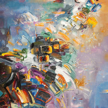 Lade das Bild in den Galerie-Viewer, Spannrahmenbild Abstraktes Kunstwerk Quadrat