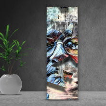 Lade das Bild in den Galerie-Viewer, Acrylglasbild Abstraktes Männer Gesicht Panorama Hoch