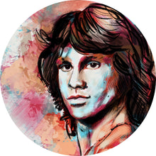 Lade das Bild in den Galerie-Viewer, Aluminiumbild gebürstet Abstraktes Männer Portrait Kreis