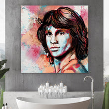 Lade das Bild in den Galerie-Viewer, Poster Abstraktes Männer Portrait Quadrat