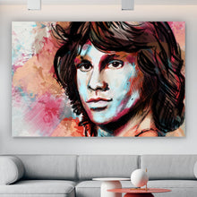 Lade das Bild in den Galerie-Viewer, Aluminiumbild Abstraktes Männer Portrait Querformat