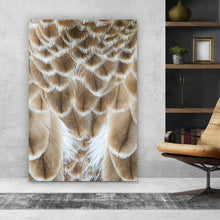 Lade das Bild in den Galerie-Viewer, Acrylglasbild Adler Federn Hochformat