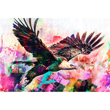 Lade das Bild in den Galerie-Viewer, Poster Adler Modern Art Querformat