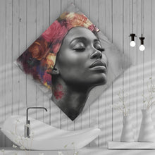 Lade das Bild in den Galerie-Viewer, Poster Afrikanisches Frauengesicht Digital Art Raute