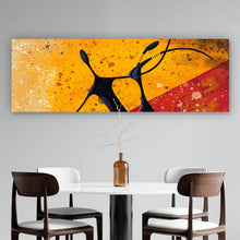 Lade das Bild in den Galerie-Viewer, Poster Afrikanisches Paar das Tanzt Panorama