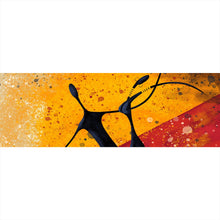 Lade das Bild in den Galerie-Viewer, Poster Afrikanisches Paar das Tanzt Panorama
