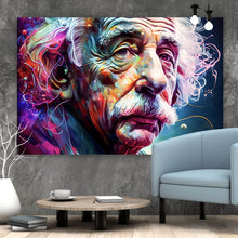 Lade das Bild in den Galerie-Viewer, Poster Albert Einstein Abstrakt Querformat