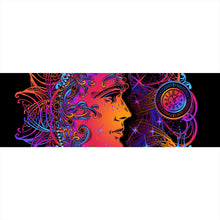 Lade das Bild in den Galerie-Viewer, Leinwandbild Alchemie Mond und Zeit Panorama