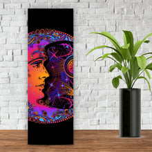 Lade das Bild in den Galerie-Viewer, Acrylglasbild Alchemie Mond und Zeit Panorama Hoch