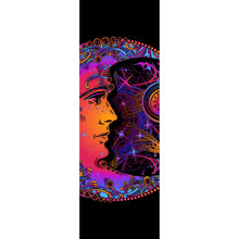 Lade das Bild in den Galerie-Viewer, Leinwandbild Alchemie Mond und Zeit Panorama Hoch
