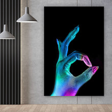 Lade das Bild in den Galerie-Viewer, Aluminiumbild All Right Hochformat