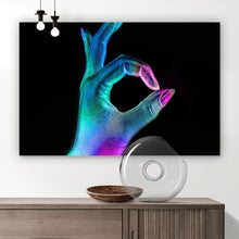 Lade das Bild in den Galerie-Viewer, Spannrahmenbild All Right Querformat