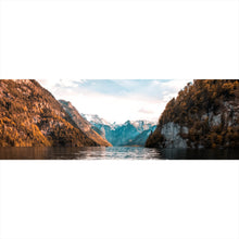 Lade das Bild in den Galerie-Viewer, Poster Alpensee in Bayern Panorama