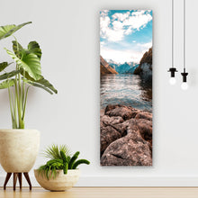 Lade das Bild in den Galerie-Viewer, Poster Alpensee in Bayern Panorama Hoch
