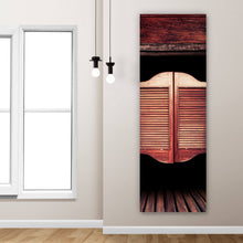 Lade das Bild in den Galerie-Viewer, Poster Alte Western Saloon Türe Panorama Hoch