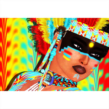 Lade das Bild in den Galerie-Viewer, Poster Amerikanischer Ureinwohner Digital Art Querformat