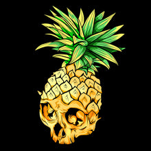 Lade das Bild in den Galerie-Viewer, Spannrahmenbild Ananas Schädel Modern Art Quadrat