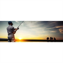 Lade das Bild in den Galerie-Viewer, Poster Angeln bei Sonnenuntergang Panorama
