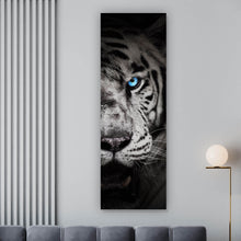 Lade das Bild in den Galerie-Viewer, Spannrahmenbild Anmutiger Tiger Panorama Hoch