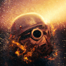 Lade das Bild in den Galerie-Viewer, Poster Apokalypse Krieger Quadrat