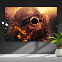 Lade das Bild in den Galerie-Viewer, Aluminiumbild Apokalypse Krieger Querformat