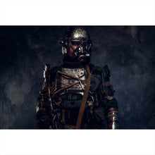 Lade das Bild in den Galerie-Viewer, Spannrahmenbild Apokalytischer Soldat Querformat