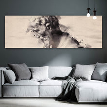 Lade das Bild in den Galerie-Viewer, Spannrahmenbild Aquarell einer römischen Skulptur Panorama
